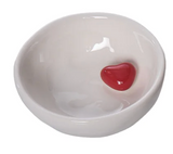 Transpac 26 TS03612x Dish w/Heart - 3 Heart Colors