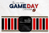 Cape Diablo AW1CS-REDBLACK Georgia Gameday Watch Band