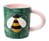 Hazel Mazel 26 HM0258x 16oz Hand-Painted Stoneware Mug- 2 Styles