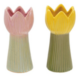 Hazel Mazel 26 HM0541x  Stoneware Flower Shaped Vase - 2 Styles