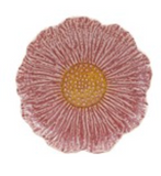 Hazel Mazel 26 HM0594x Stoneware Flower Shaped Plate - 4 Colors