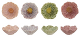Hazel Mazel 26 HM0595x Stoneware Flower Shaped Bowl - 4 Colors