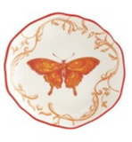 Hazel Mazel 26 HM0728x Round Stoneware Scalloped Plate, 4in - 4 Styles