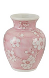 Hazel Mazel 26 HM0773x Hand-Painted Stoneware Vase with Cherry Blossoms - 3 Styles