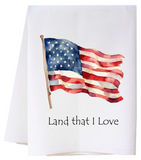 Cora & Pate 26 24FSTAF Patriotic Fourth of July Tea Towel - 6 Styles