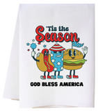 Cora & Pate 26 24FSTAF Patriotic Fourth of July Tea Towel - 6 Styles