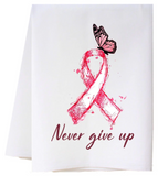 Cora & Pate 26 FSTBCAx Breast Cancer Awareness Tea Towel - 2 Styles