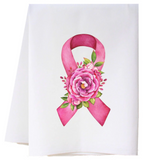 Cora & Pate 26 FSTBCAx Breast Cancer Awareness Tea Towel - 2 Styles