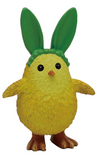 Transpac 26 TS03693x Resin Chicks w/Bunny Ears - 4 Styles