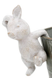 Transpac 26 TS02978x Resin Bunny Plant Hangers - 3 Styles