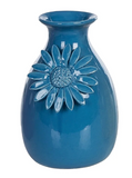 Transpac 26 TS03860x Ceramic Bright Bud Vase - 5 Colors