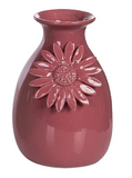 Transpac 26 TS03860x Ceramic Bright Bud Vase - 5 Colors