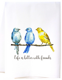 Cora & Pate 26 FSTxxx Bird Tea Towel - 4 Styles