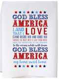 Cora & Pate 26 24FSTAF Patriotic Fourth of July Tea Towel - 6 Styles