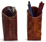 Two's Company 26 54526x  Woven Leather Standing Eyeglass Holder - 2 Styles