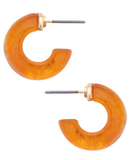 Canvas Jewelry 26 27525E-xx Dylan Double Hoop Earrings - 3 Colors