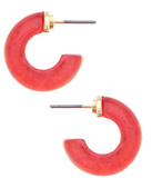 Canvas Jewelry 26 27525E-xx Dylan Double Hoop Earrings - 3 Colors