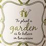 Two's Company 26 50811x Make It Grow Ceramic Garden Cachepots with Quote- 6 Styles