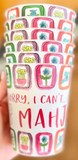 Happy by Rachel 26 CUPS-xx Set of 6 Reusable Cups