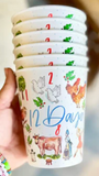 Happy by Rachel 26 CUPS-xx Set of 6 Reusable Cups