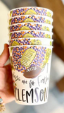 Happy by Rachel 26 CUPS-xx Set of 6 Reusable Cups