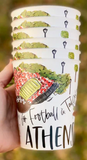 Happy by Rachel 26 CUPS-xx Set of 6 Reusable Cups