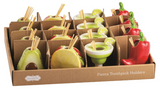 Mud Pie 26 40430036x Fiesta Toothpick Caddy Set - 4 Styles