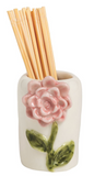 Mud Pie 26 40430037x Flower Toothpick Caddy Set - 4 Styles