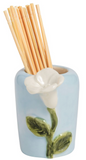Mud Pie 26 40430037x Flower Toothpick Caddy Set - 4 Styles