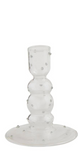 Mud Pie 26 40960109x Glass Dot Candlesticks - 3 Styles