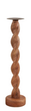 Mud Pie 26 40960116x Twisted Candlesticks - 3 Sizes