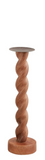 Mud Pie 26 40960116x Twisted Candlesticks - 3 Sizes