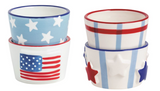 Mud Pie 26 41800215x Americana Tidbit Set - 2 Styles