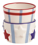 Mud Pie 26 41800215x Americana Tidbit Set - 2 Styles