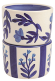 Mud Pie 26 41860167x Blue Flower Tidbit Set - 2 Styles