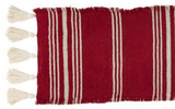 Mud Pie MP 43900082xx Red Ponchaa Runners