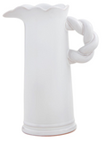 Mud Pie 26 47700436x Twisted Handle Pitcher Vase - 3 Sizes