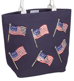 Mud Pie 26 82160085x Americana Sparkle Tote - 3 Styles