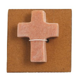 Mud Pie 26 40030600x Marble Pocket Cross - 4 Colors