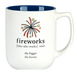 Certified Intl 26 31496 Stars & Stripes Words Mugs 18oz - 4 Styles