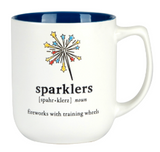 Certified Intl 26 31496 Stars & Stripes Words Mugs 18oz - 4 Styles