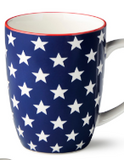 Certified Intl 26 44515 Stars & Stripes Pad Print Mugs - 6 Styles