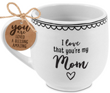 Dicksons Gifts 26 18679 Mug Artisan Doodles I Love That Mom 18oz