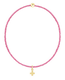 eNewton Design 26 BHOPCLxxSCSMG Hope Classic Bracelet - Signature Cross Small Gold Charm - 8 Styles
