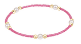 eNewton Design 26 BHOPPURPPExx Hope Purpose Pearl Bracelet - 5 Styles