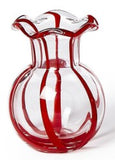 Two's Company 26 55682xx America 250 Ruffled Ribbon Vase - 3 Colors