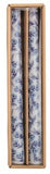 Mud Pie 26 49800276x Block Print Taper Candle Set - 4 Styles