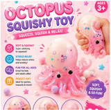 Queens Designs 26 OCS4008x Octopus Squishy Toy - 4 Colors
