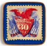 Two's Company 26 55679x Vintage America Metal Trinket Tray - 3 Styles