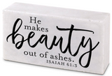Dicksons Gifts 26 4063x Plaque Block Cast Stone 4.5 x 2.5in - 8 Styles